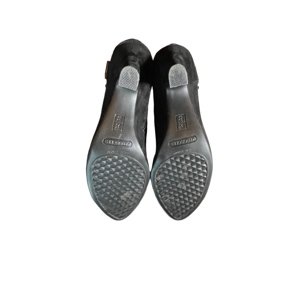 Aerosoles Black Suede Slip On Heels Womens Shoes Size 7.5 - Picture 15 of 15